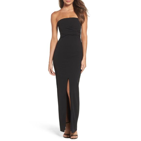 Lulus Dresses & Skirts - Lulu's Own The Night Black Strapless Maxi Dress